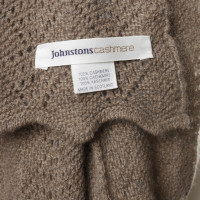 Altre marche Johnston - sciarpa in cashmere a colori naturali