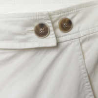René Lezard Pantalone in cotone bianco