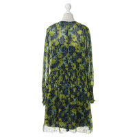 Anna Sui Silk dress with floral print