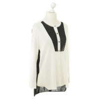 Rodier Lightweight Cardigan in black and white