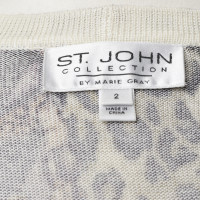 St. John Twin set with paisley print
