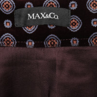 Max & Co Fluweel rok patroon