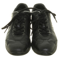 Prada Ledersneaker in Schwarz