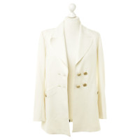 Faith Connexion Long Blazer in wool white