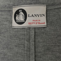 Lanvin Grijze wollen jas