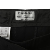 Alberta Ferretti Trousers in black