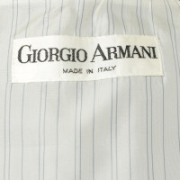 Giorgio Armani Wrap dress in white and blue