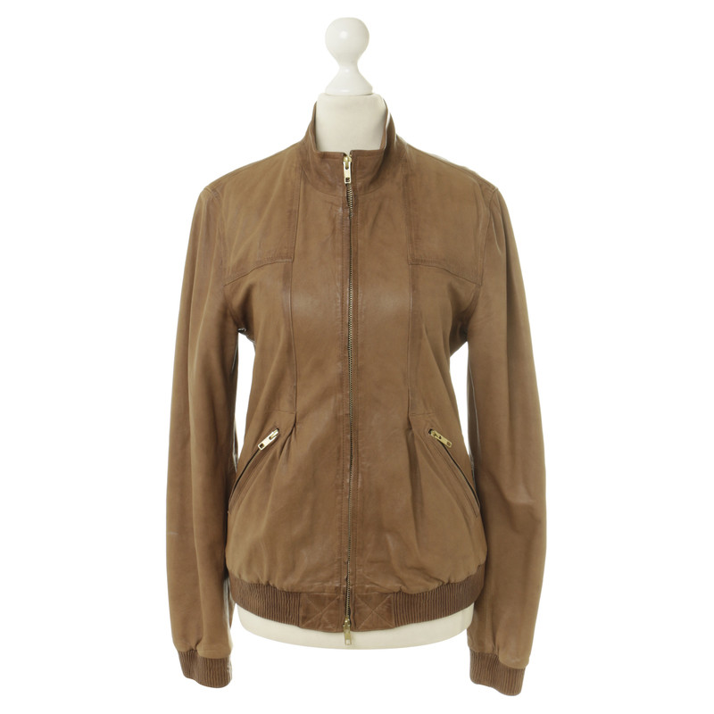 Closed Brown leather jacket