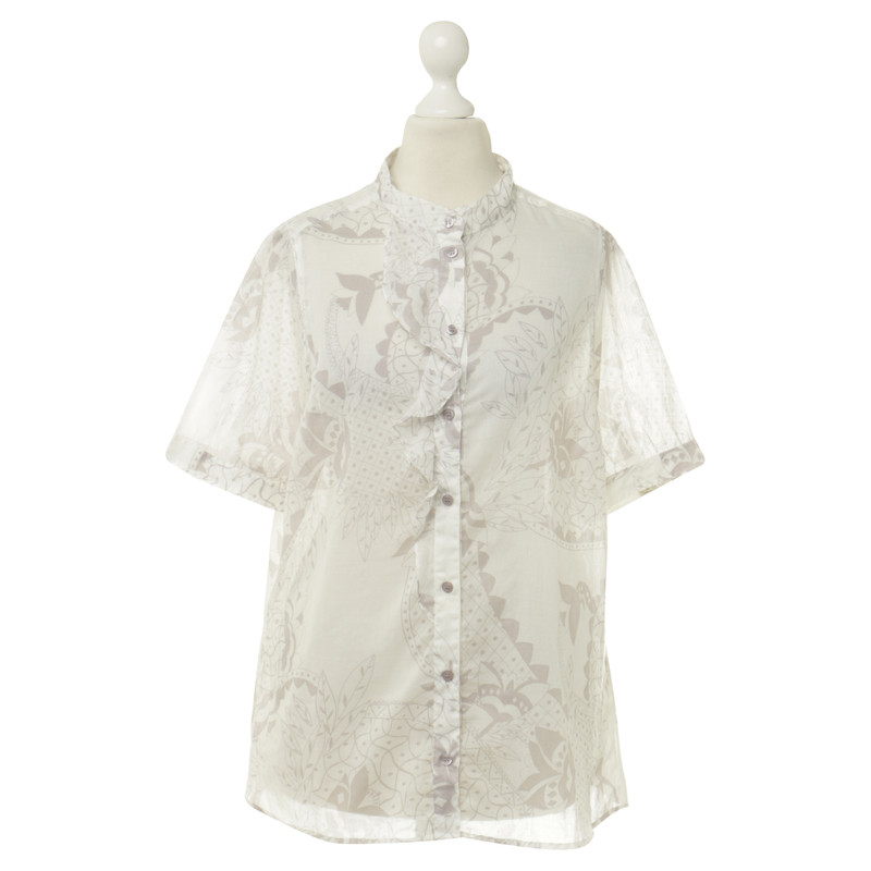 Bruuns Bazaar Cotton blouse with patterns