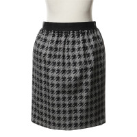 Lanvin skirt with stylized Houndstooth pattern