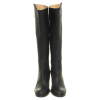 Acne Black leather boot