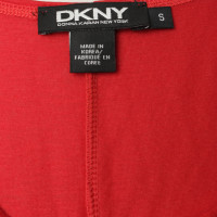 Dkny Vestito rosso con dettaglio nodo