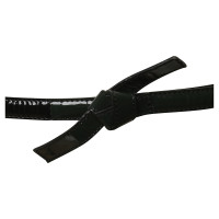Schumacher Patent leather belt with loop detail