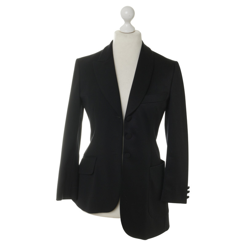 Moschino Cheap And Chic Asymmetrical Blazer made of wool