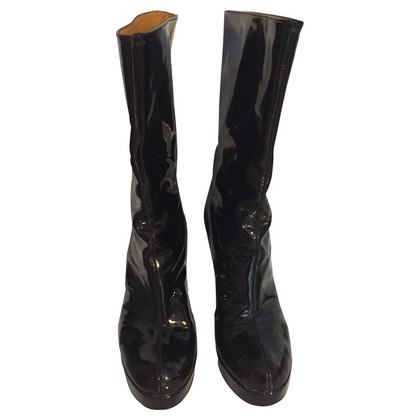 Yves Saint Laurent Ankle boots patent leather