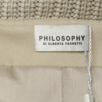 Philosophy Di Alberta Ferretti Coat with lace trim