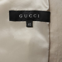 Gucci Fluwelen blazer in beige