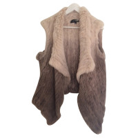 Oakwood  Fur vest in Taupe