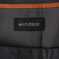 Windsor rok in grijs gemêleerd