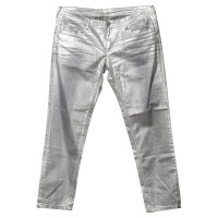 Faith Connexion Jeans in metallic silver look
