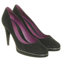 Sergio Rossi Wildlederpumps in Schwarz