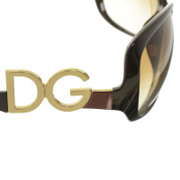 Dolce & Gabbana Sonnenbrille mit Logo-Bügeln