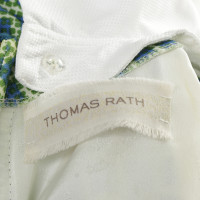 Thomas Rath Kleid mit Muster und Bubikragen