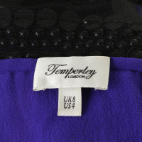 Temperley London Seidenkleid mit Schmucksteinbesatz