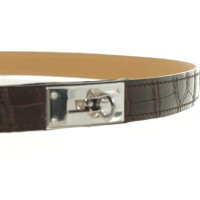 Hermès Reptile leather leather belt