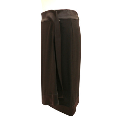 Christian Dior Wrap jupe avec ruban de soie
