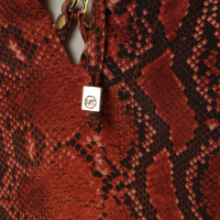 Michael Kors Seidenkleid mit Reptil-Muster