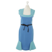 Roland Mouret Dress in blue and turquoise