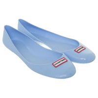 Hunter Ballerine in plastica blu