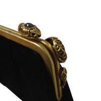 Roberto Cavalli clutch with snake decoration
