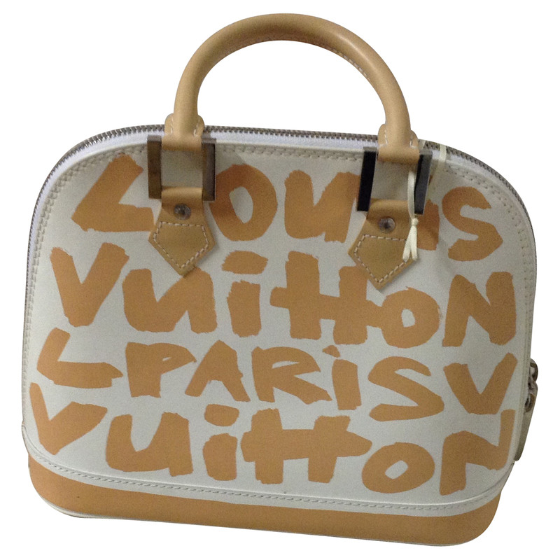 Louis Vuitton Handtas in wit