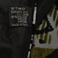 Etro Sjaal met fluweel afdrukken