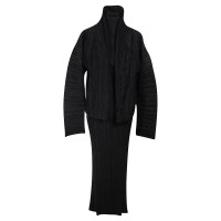 Issey Miyake Pleate Dress Suit Jacket & Maxi Dress