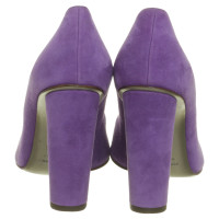 Dolce & Gabbana Peeptoe Pumps in violet