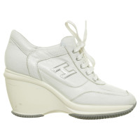 Hogan Sneaker-Wedges in Weiß