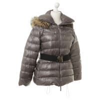 Airfield Down jacket with fur trim