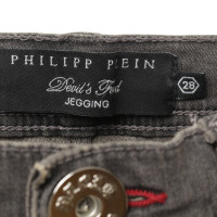 Philipp Plein Jeggings in het grijs 