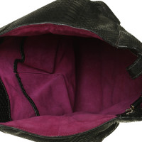 Zagliani Python leather Tote bag