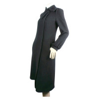 Dries Van Noten black wool coat
