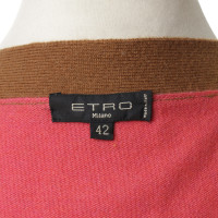 Etro Knitted Cardigan in bicolor
