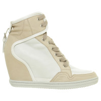 Hogan Sneaker wedges made of leather