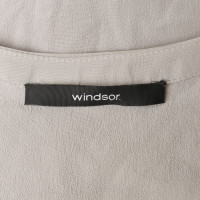 Windsor Silk top in Taupe 