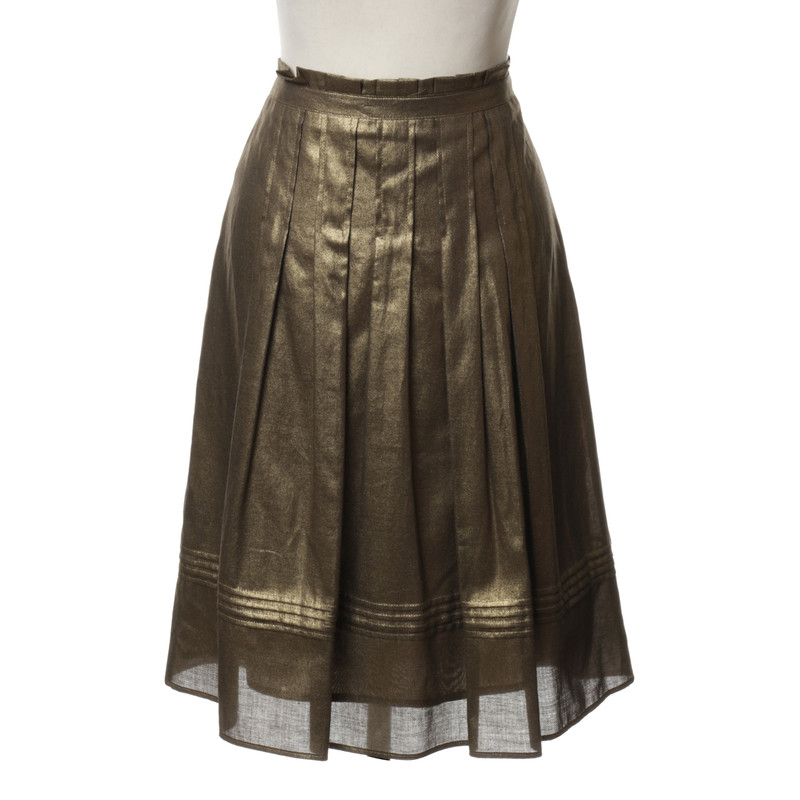 Luisa Cerano Rok in goud metalen