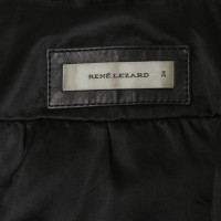 René Lezard Leather jacket in black 