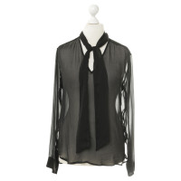 Balmain Knop transparant blouse
