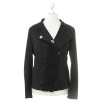 René Lezard Jacket with ruffle trim